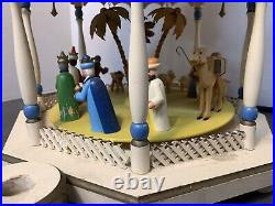 Birthday of Christ Table Pyramid Seiffen Folk Art Erzgebirgische Volkskuns