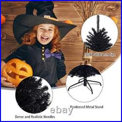 Black 7.5ft Christmas Tree Indoor Outdoor Holiday Decoration Stable Metal Stand Black 7.5ft Christmas Tree Indoor Outdoor Holiday Decoration Stable Metal Stand