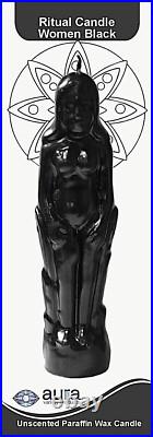 Black Woman Image 7.25 Candle Wicca Pagan Spell Hoodoo