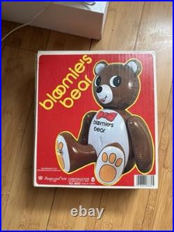 Bloomingdale's Bloomies Bear Inflatable Imperial Toy Company 1986