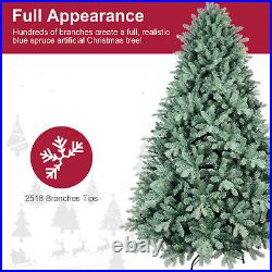 Blue Spruce Artificial Christmas Tree Full Hinged Xmas Tree with Base