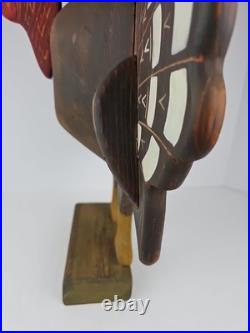 Boone River Creations Wooden Turkey Folk Art Thanksgiving 19.5 Primitive