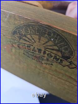 Boone River Creations Wooden Turkey Folk Art Thanksgiving 19.5 Primitive