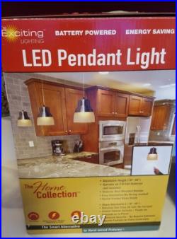Brand New Lot Of 2 It's Exciting Lighting Led Pendants Lights -free Ship