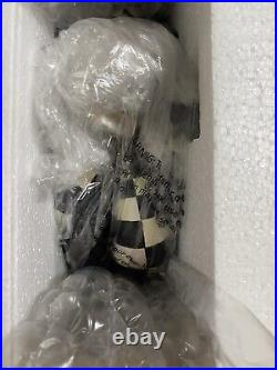 Brand New Mackenzie Childs Haunted House Courtly Check Short Pumpkin 10x10
