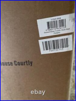 Brand New Mackenzie Childs Haunted House Courtly Check Short Pumpkin 10x10