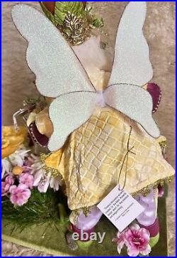 Brand Nwt Mark Roberts Limited Edition Welcome Spring Fairy Centerpiece Decor