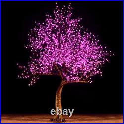 Bright Baum LED Light Cherry Artificial Tree 9-Feet Pink Garden Decor Christmas
