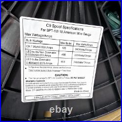 Brightever Commercial 500 FT C9 Green Christmas LED Light String E17 Sockets