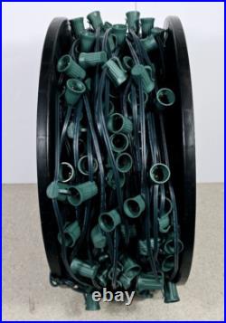 Brightever Commercial 500 FT C9 Green Christmas LED Light String E17 Sockets
