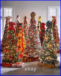 BrylaneHome 6 Ft Fully Decorated Pre-Lit Pop-Up Christmas Tree BrylaneHome 6 Ft Fully Decorated Pre-Lit Pop-Up Christmas Tree