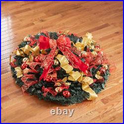 BrylaneHome 6 Ft Fully Decorated Pre-Lit Pop-Up Christmas Tree BrylaneHome 6 Ft Fully Decorated Pre-Lit Pop-Up Christmas Tree