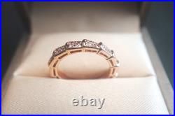 BuIgarlSerpenti/VIPER ring 18K/ROSE gold diamond ring #7