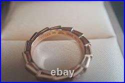 BuIgarlSerpenti/VIPER ring 18K/ROSE gold diamond ring #7