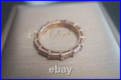 BuIgarlSerpenti/VIPER ring 18K/ROSE gold diamond ring #7