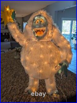 Bumble Abominable Snowman 31 Outdoor Christmas Display Rudolph RARE