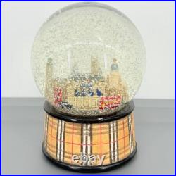 Burberry Tartan Plaid Iconic Designer London Snow Globe Vintage