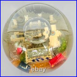 Burberry Tartan Plaid Iconic Designer London Snow Globe Vintage