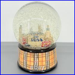 Burberry Tartan Plaid Iconic Designer London Snow Globe Vintage