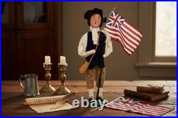 Byers Choice 250 Year Collectable Revolutionary Patriot 1776 Caroler 5262