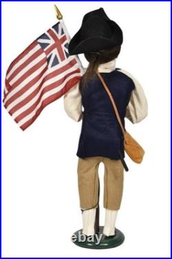 Byers Choice 250 Year Collectable Revolutionary Patriot 1776 Caroler 5262
