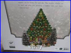 Byers' Choice Delightful Musical Wooden Christmas Advent Calendar withLights