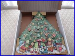 Byers' Choice Delightful Musical Wooden Christmas Advent Calendar withLights