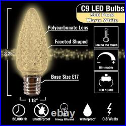 C9 Christmas Lights LED Bulb (Pack of 25) Soft Warm White Replacement Christmas