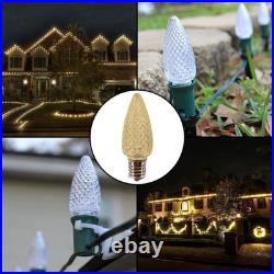 C9 Christmas Lights LED Bulb (Pack of 25) Soft Warm White Replacement Christmas