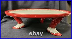 CHRISTMAS GIFT Department 56 DEVILS FOOD 11 CAKE PLATE retired 2008 MINT NIB