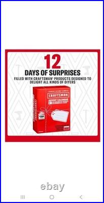 CRAFTSMAN 12 Days Advent Calendar, Limited Edition Gift Box CMMT1242