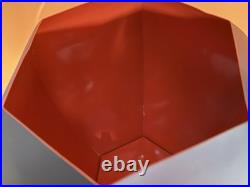 CRATE and BARREL Large Halloween Pumpkin LUMINARY Jack O' Lantern-NEW IN BOX