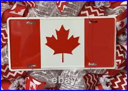 Canada Day Patriotic Wreath Handmade Deco Mesh
