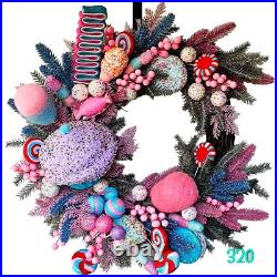 Candyland Christmas wreath