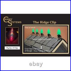 Canny System 22 Roof Ridge Line Light Clips (Pack of 12) (Pack of 12) Canny System 22 Roof Ridge Line Light Clips (Pack of 12) (Pack of 12)