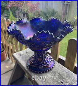 Carnival Glass Memphis Blue Only Two Known