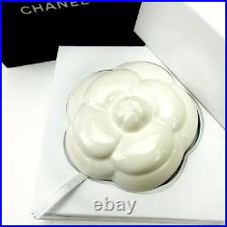 Chanel ornament Camellia White Woman Authentic Used Y1436