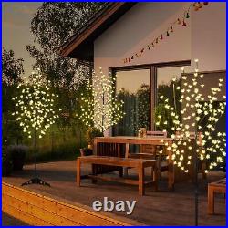Cherry Blossom Tree Floral Lights Artificial Tree Plug in Decoration Christmas