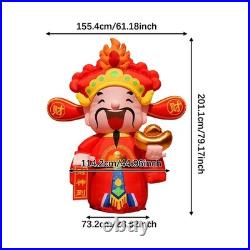 Chinese New Year God of Wealth Inflatable Blow up for Malls Holiday Backyard
