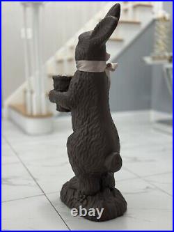 Chocolate Easter Bunny with a basket of Including eggs 36'' Outdoor/Indoor Decor