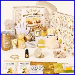 Christmas Advent Calendar Women, 24-Day Vanilla Spa Self-Care Gift Set