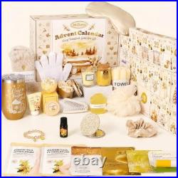 Christmas Advent Calendar Women, 24-Day Vanilla Spa Self-Care Gift Set
