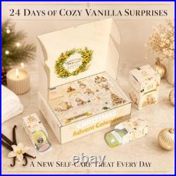 Christmas Advent Calendar Women, 24-Day Vanilla Spa Self-Care Gift Set