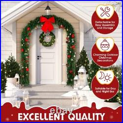 Christmas Arch 24040265cm, Ornaments Holiday Arch for Yard Garden Decoration