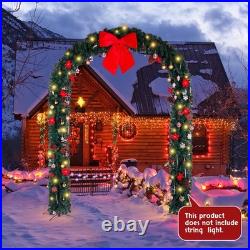 Christmas Arch 24040265cm, Ornaments Holiday Arch for Yard Garden Decoration