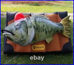 Christmas Big Mouth Billy Bass Airblown Inflatable Animated Moves Sings 6.5Ft