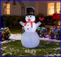Christmas Blow Up Snowman Giant Inflatable LED Light Outdoor Yard