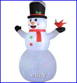 Christmas Blow Up Snowman Giant Inflatable LED Light Outdoor Yard