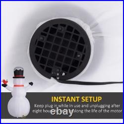Christmas Blow Up Snowman Giant Inflatable LED Light Outdoor Yard