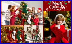 Christmas Cable Knit Stocking Personalized Xmas Hanging Decoration Family Party